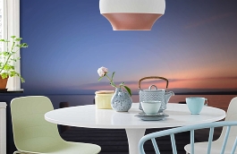 Обои 890907 фото в интерьере кухни превью