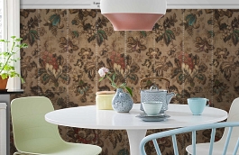 Обои MRV-04-8 фото в интерьере кухни превью