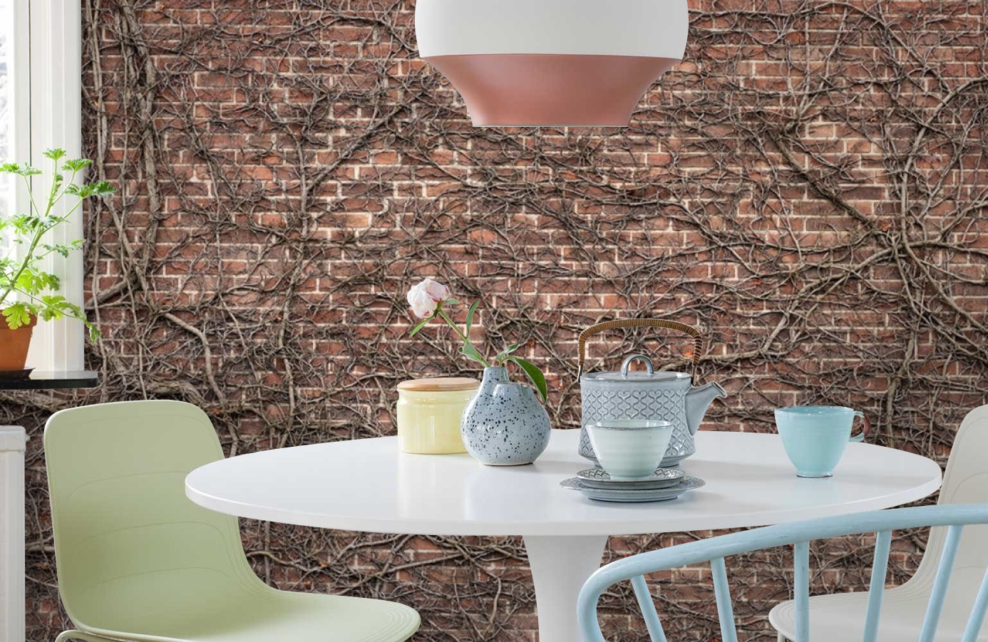 Обои E020201-9 фото в интерьере кухни