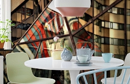 Обои P151701-9 фото в интерьере кухни превью