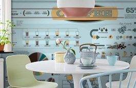 Обои P182301-9 фото в интерьере кухни превью