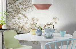 Обои 4500031 фото в интерьере кухни превью