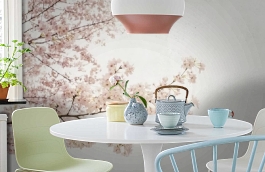 Обои 4500032 фото в интерьере кухни превью