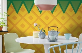 Обои 4500082 фото в интерьере кухни превью