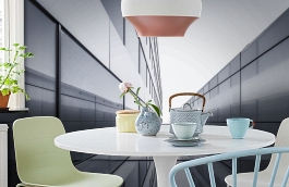 Обои 101201 фото в интерьере кухни превью