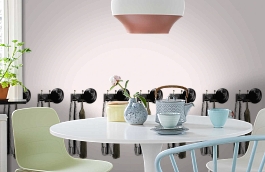 Обои DM227-1 фото в интерьере кухни превью