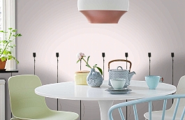 Обои DM228-1 фото в интерьере кухни превью