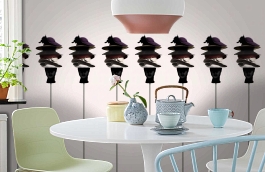 Обои DM230-1 фото в интерьере кухни превью