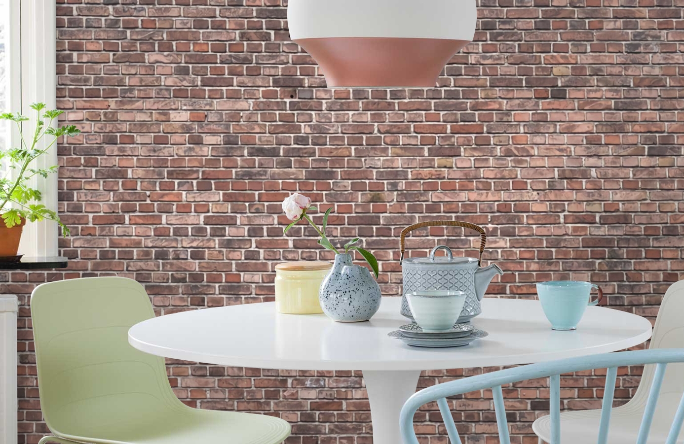 Обои E021601-0 фото в интерьере кухни