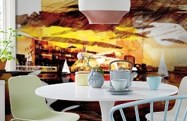 Обои P151301-0 фото в интерьере кухни превью