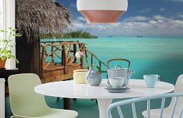 Обои 838053 фото в интерьере кухни превью