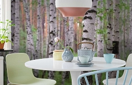 Обои 848359 фото в интерьере кухни превью