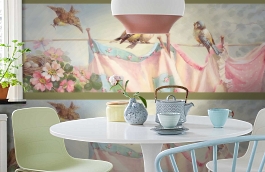 Обои CBB2221 фото в интерьере кухни превью