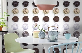 Обои 891157 фото в интерьере кухни превью