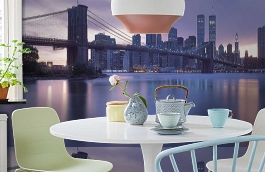 Обои 1431 lev5 201 фото в интерьере кухни превью