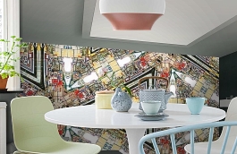 Обои 1601 lev6 810 фото в интерьере кухни превью