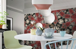 Обои 1603 lev6 810 фото в интерьере кухни превью