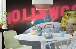 Обои 4500011 фото в интерьере кухни превью