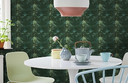 Обои 40132 VERT фото в интерьере кухни превью