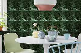 Обои 464 VERT фото в интерьере кухни превью