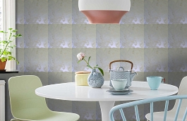 Обои 486 BLANC фото в интерьере кухни превью