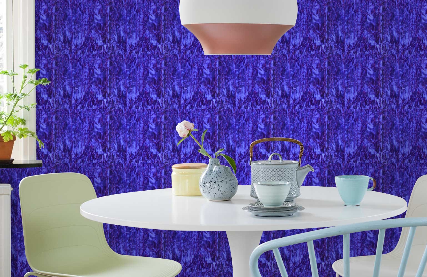 Обои GEORGES-SAND-P_-16 фото в интерьере кухни