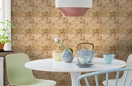 Обои HERNANI-P-06 фото в интерьере кухни превью