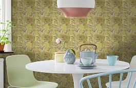 Обои HERNANI-P-28 фото в интерьере кухни превью