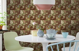 Обои ROSES_ANCIENNES_P__13 фото в интерьере кухни превью