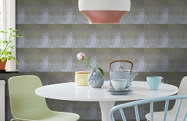 Обои WT-ZBR-14-04 фото в интерьере кухни превью