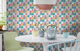 Обои 6100060 фото в интерьере кухни превью