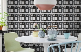 Обои DRO-01 фото в интерьере кухни превью