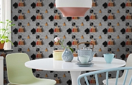 Обои DRO-05 фото в интерьере кухни превью