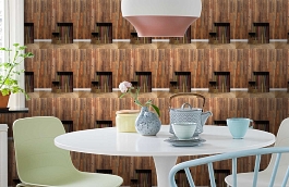 Обои MRV-05 фото в интерьере кухни превью