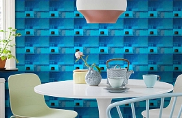 Обои PNO-03 фото в интерьере кухни превью