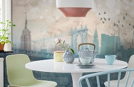 Обои P230501-0 фото в интерьере кухни превью