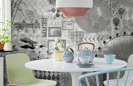 Обои P231902-0 фото в интерьере кухни превью