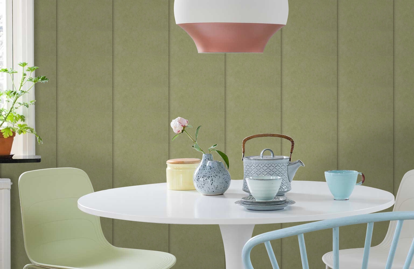 Обои 48474 фото в интерьере кухни