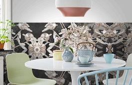 Обои 1558 lev6 811 фото в интерьере кухни превью