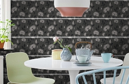 Обои 630303 фото в интерьере кухни превью