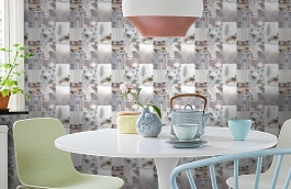 Обои 669500 фото в интерьере кухни превью