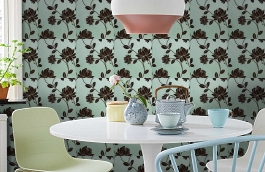 Обои 680803 фото в интерьере кухни превью