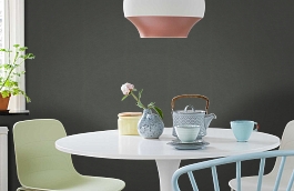 Обои Blazer Taupe фото в интерьере кухни превью