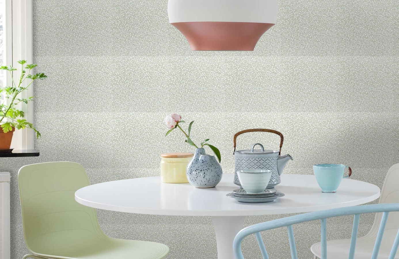 Обои PW78017-2 фото в интерьере кухни