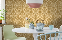 Обои 108/2007 фото в интерьере кухни превью