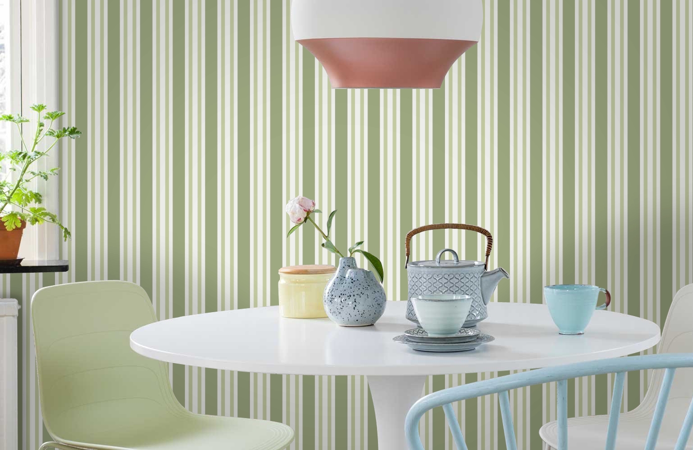 Обои 110/1003 фото в интерьере кухни