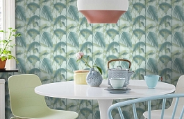 Обои 112/1001 фото в интерьере кухни превью