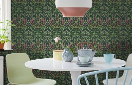 Обои 117-10028 фото в интерьере кухни превью