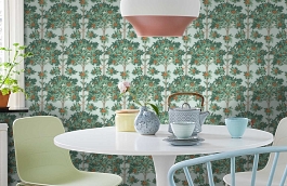 Обои 117-1004 фото в интерьере кухни превью