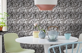 Обои 226C-07 фото в интерьере кухни превью